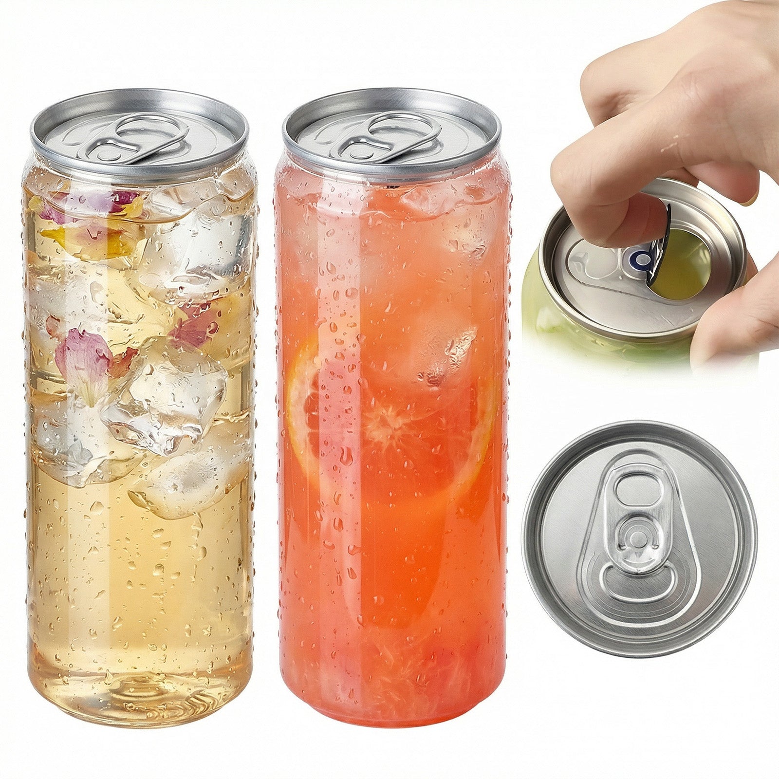 Can Cups with Pop Top Lids
