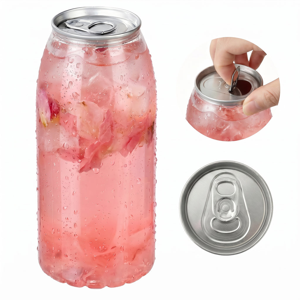 22oz (650ml) PET  sealer Cups-POP TOP LIDS,100pack