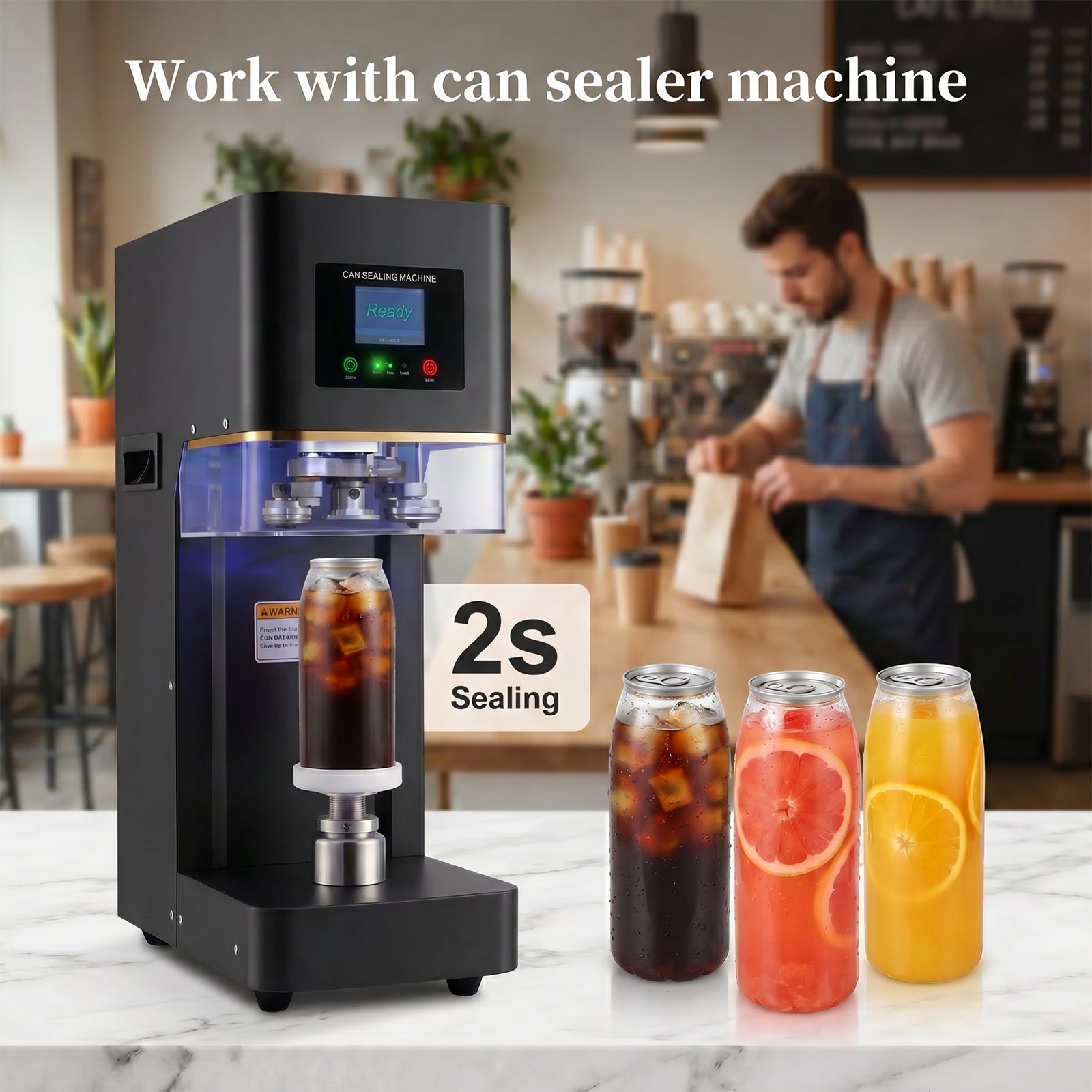 Can Sealer Machine ，Black