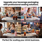 8.4oz (250ml) Can Sealer Cups , Full-Open Aluminum Lids – 200 Pack.