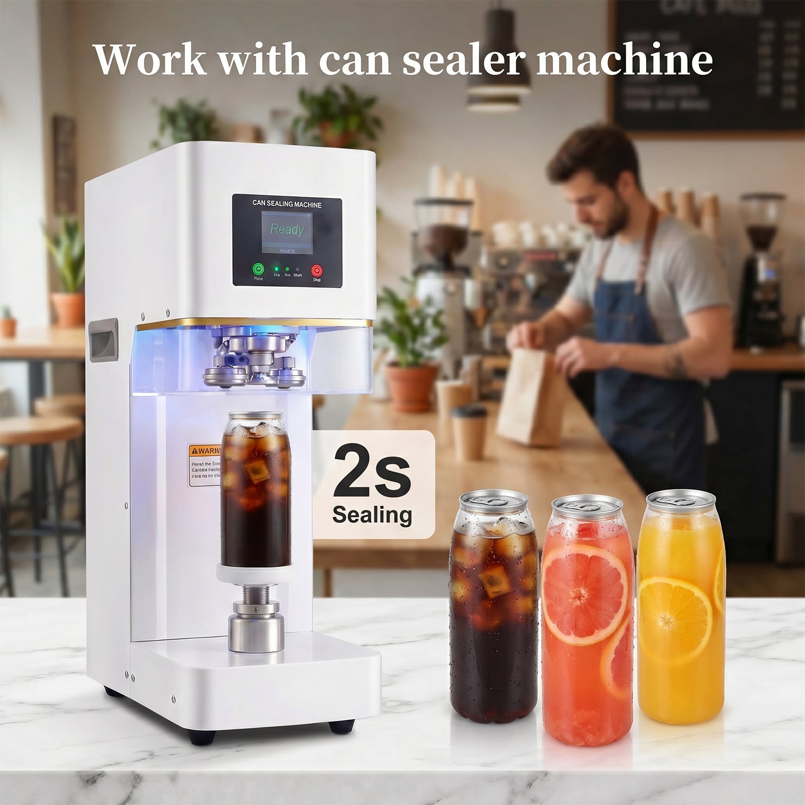 Can Sealer Machine ,White