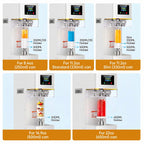 16.9oz (500ml) PET Cups with Pop-Top Lids – 100 Pack.