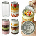 11.2oz (330ml) PET standard Can Sealer Cups with Full-Open Lids – 200 Pack.